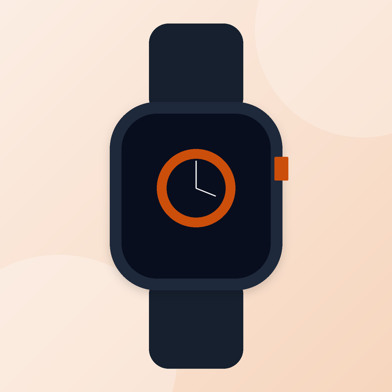 Smart Watch with AMOLED Display