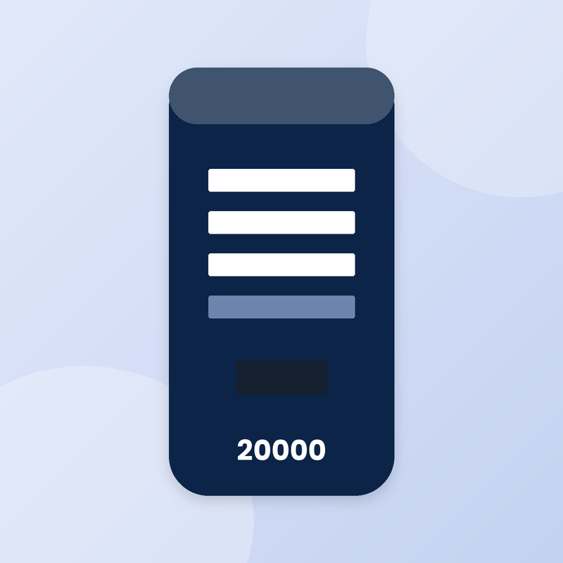 20000mAh Fast-Charging Power Bank